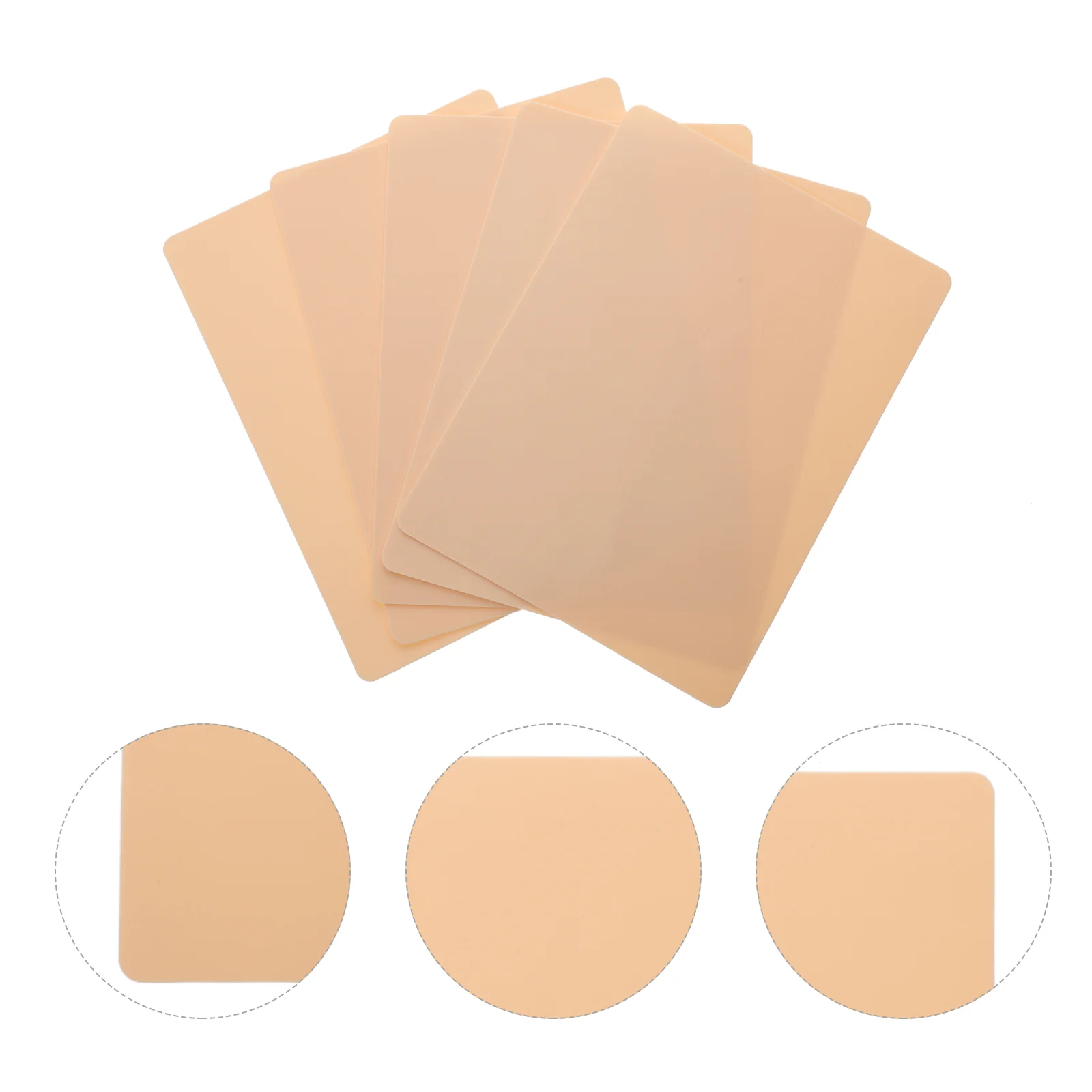 

Practice Skins Skin: 5pcs Silicone Microblading Skins Beginner Tattooing Practice Sheet Training Accessories