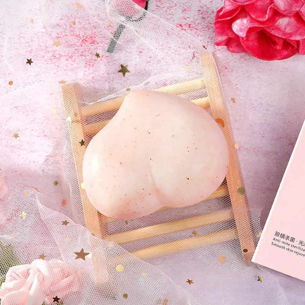 

New Honey Peach Beauty Buttocks Pp Soap Wash Face Soap Face Bath Soap Soap Handmade Soap Clear Love Bath Wash Mite E9n6