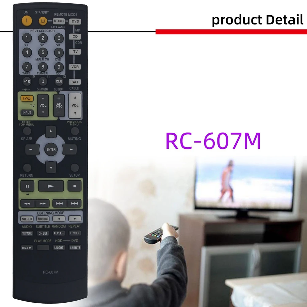 Сменный пульт дистанционного управления RC-607M для приемника Onkyo TX-NR708 TX-SR503 H A1