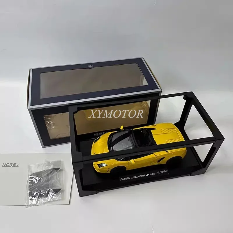 Norev 1:18 для Lamborghini LP560-4 литая модель автомобиля хобби дисплей желтые игрушки