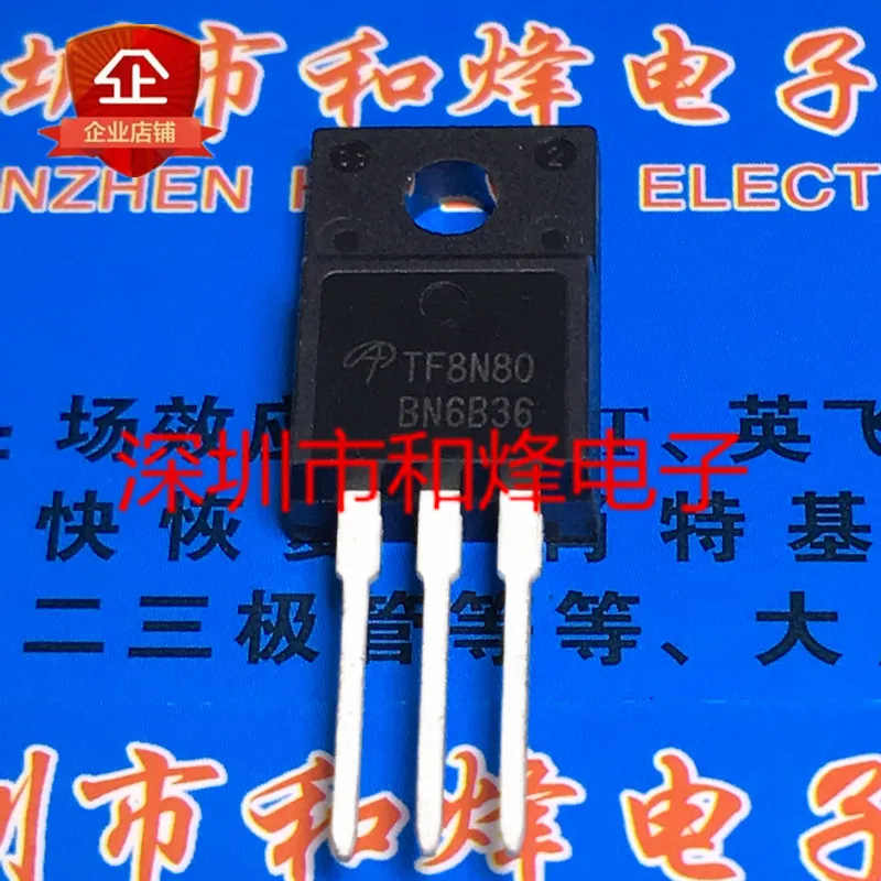 

5 шт.-10 шт., TF8N80 AOTF8N80 TO-220F 800 в A, новый и оригинальный в наличии