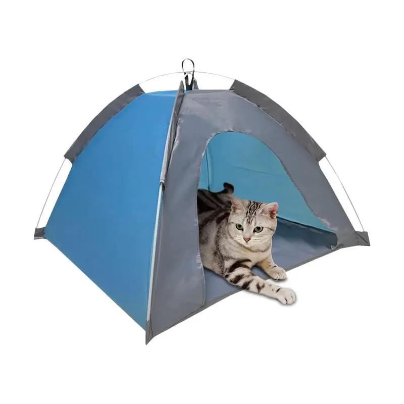 Breathable Dog Shade Canopy Pet Mini Folding Tent Beach Sun Shelters Small Outdoor Camping Cat Small Dog Puppy Travel Medium Pet