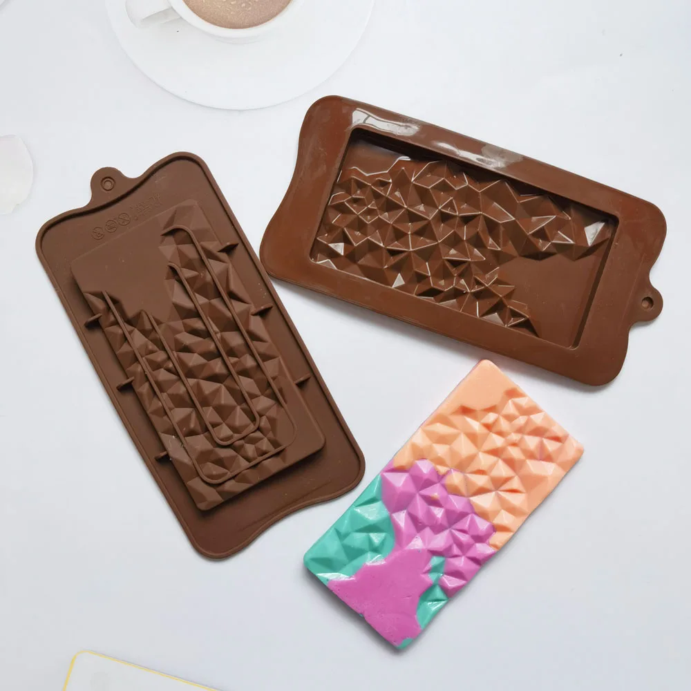 

Geometry Shape Silicone Chocolate Mold DIY Handmade Mousse Molds Cake Decorating Tools Bakeware Pastry Cake Baking Mold