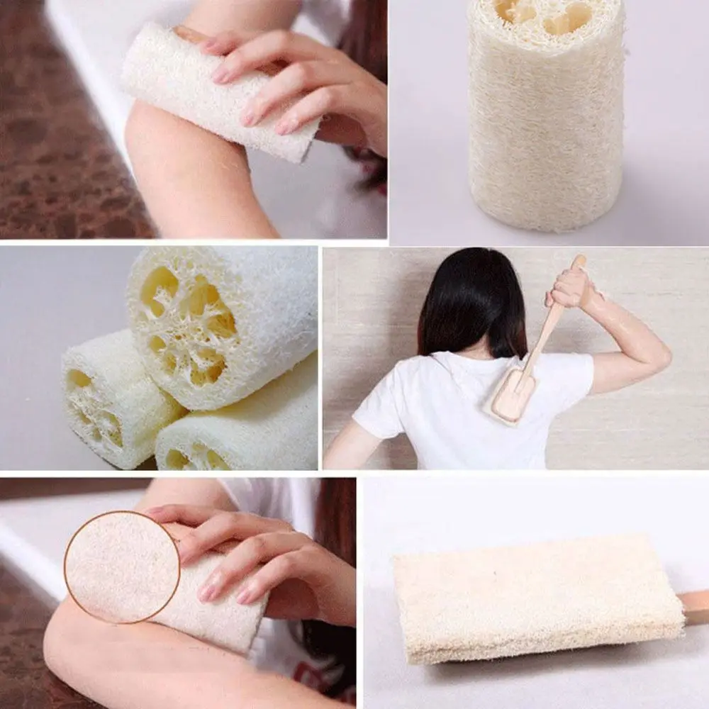 

3Pcs/set Natural Loofah Body Shower Sponge For Spa Body Scrubber Horniness Remover Sponge Scrubber