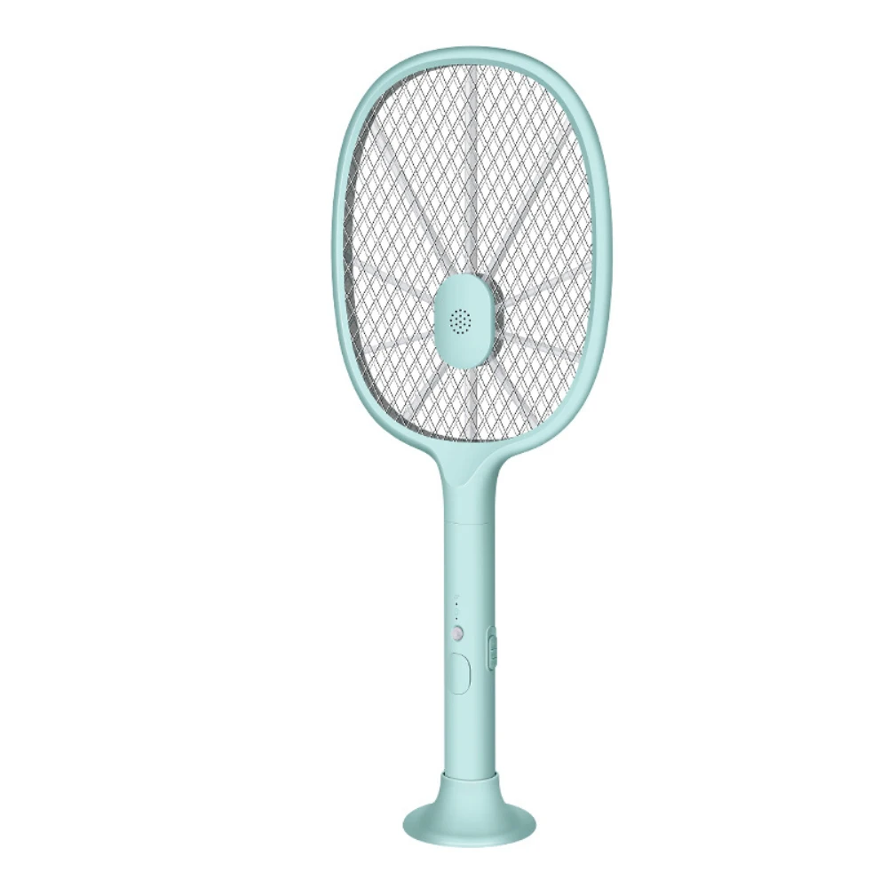 

Fly Zapper Swatter Electric Mosquito Killer Fly Swatter Trap Summer Night Baby Sleep Protect Tools Long Handle For Room Anti Fly