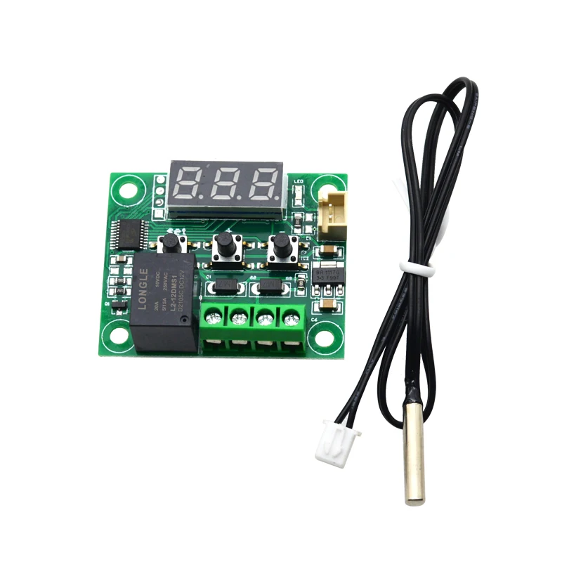 

Dc 12v High Precision Digital Thermostat Temperature Switch Micro Miniature Temperature Control Board Xh-w1209
