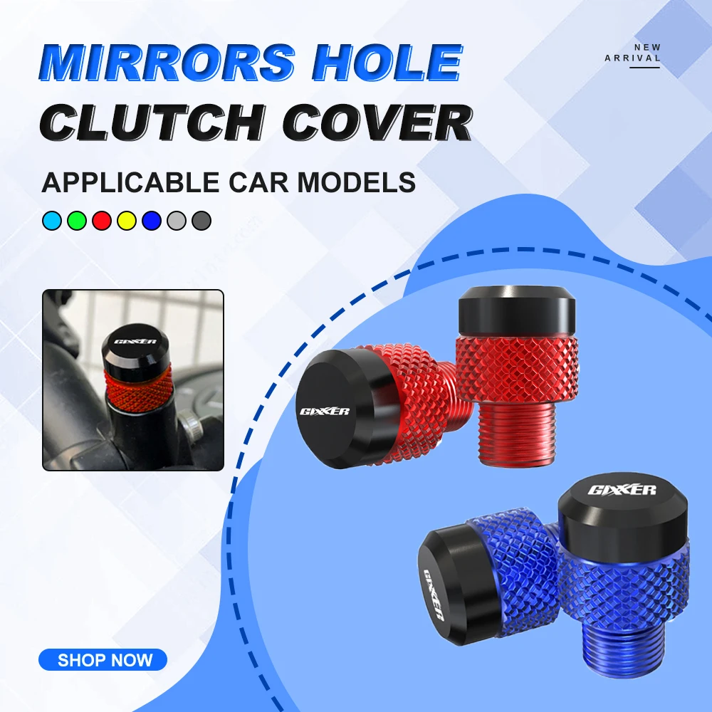 

GIXXER 250 M10*1.25 Mirror Hole Plug Cover Screw Bolts For Suzuki Gixxer 150 SF 150SF SF 250 SF250 ABS GP Motorcycle Accessories