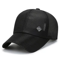 summer full mesh baseball cap men snapback hat outdoor fishing hat quick dry cooling sun protection hiking golf adjustable caps