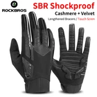 Велосипедные перчатки ROCKBROS, амортизирующие, Нескользящие, моющиеся, грязеотталкивающие, для велоспорта, для мужчин и женщин
