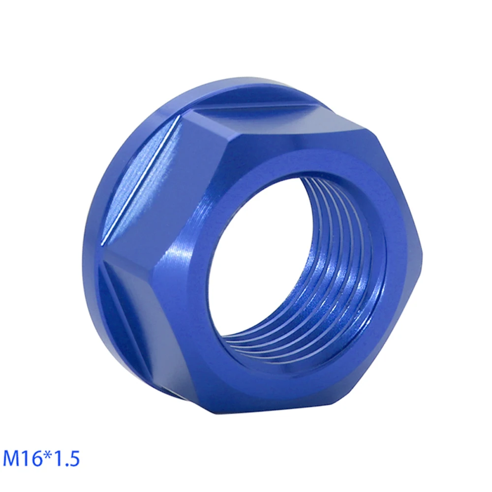 

M16x1,5 гайка оси переднего колеса, гайка вала для Yamaha YZ125 125X YZ250 250X 05-24, YZ250F YZ450F 05-13, WR250F WR250R WR450F 06-18