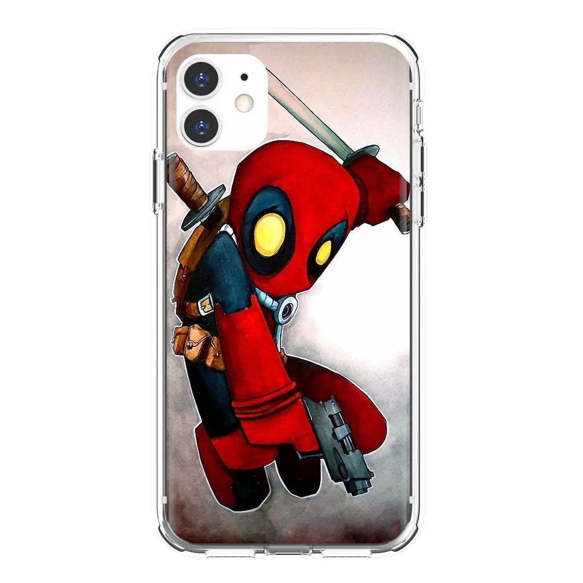 Милые мягкие ТПУ чехлы Marvel мстители супергерой Дэдпул для Samsung Galaxy S10 S10E S20 FE S21 S30 S8