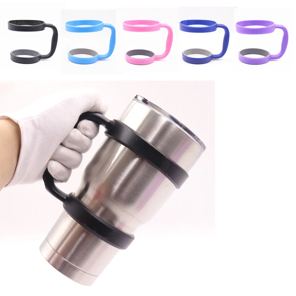 

Handle Tumbler Cup Mug Holder Insulated Oz Coffee Travel Handles Stainless Steel Thermal 30Oz Grip Beer Water Tumblers Carrier