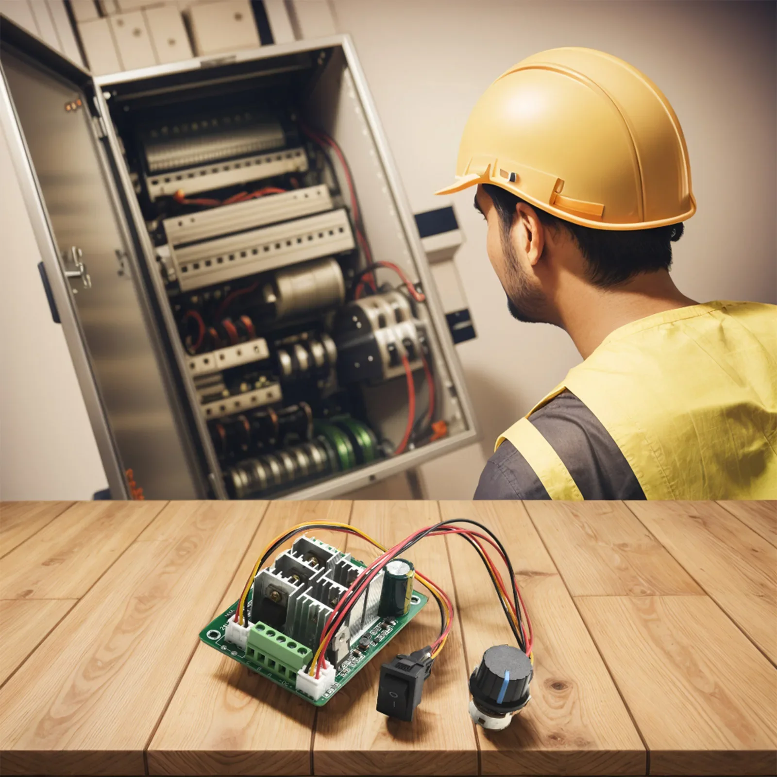 Бесщеточный двигатель постоянного тока с регулятором скорости электрическое