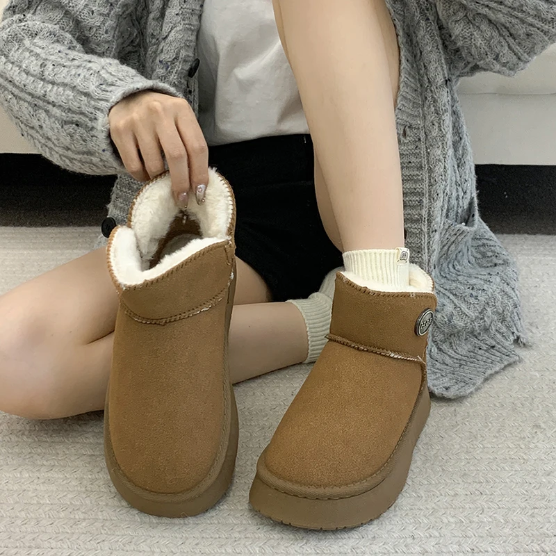 Женские ботинки зимняя обувь для женщин женские австралийские 2024 кожаные