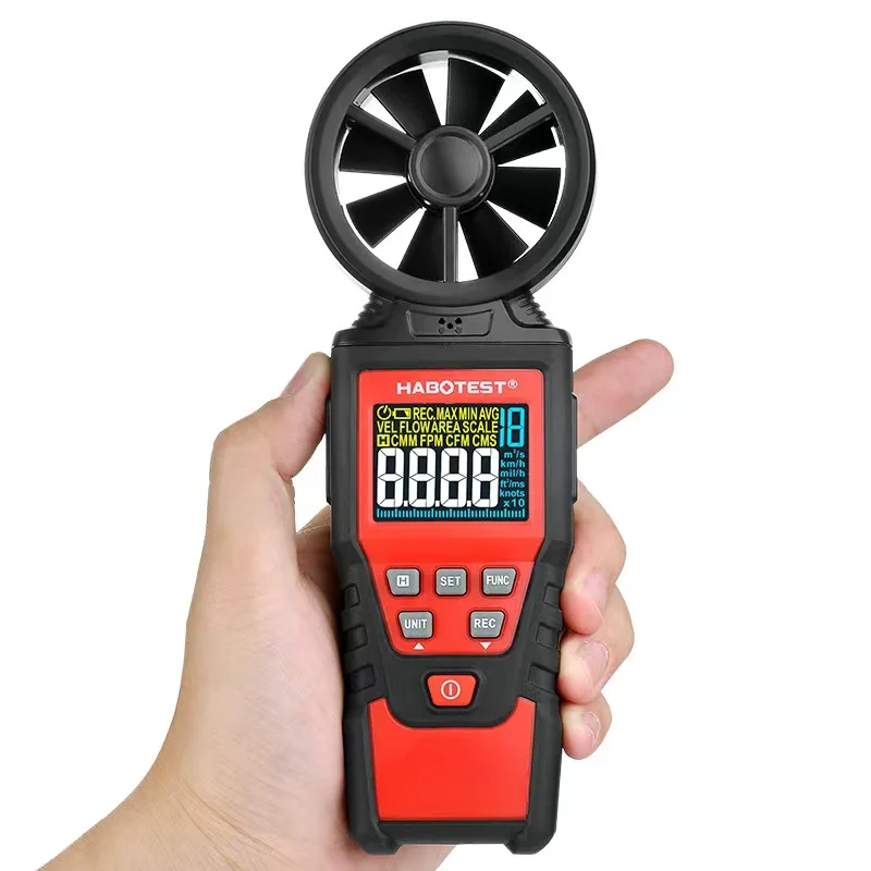 Портативный измеритель скорости ветра HT625A цифровой анемометр ручной