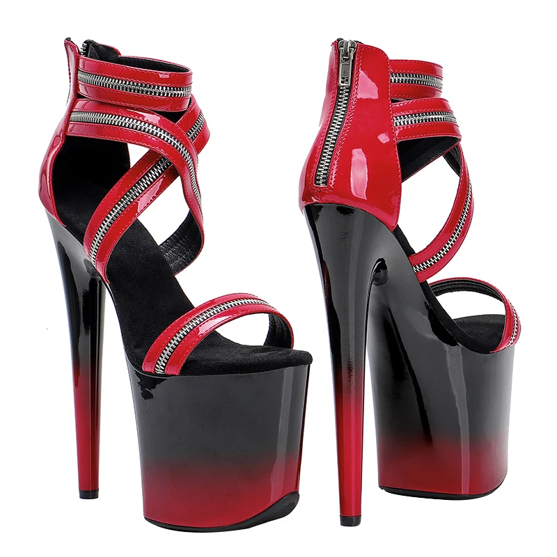 Leecabe 8Inch/20cm Women's Platform party High Heels Shoes Pole Dancing Shoes