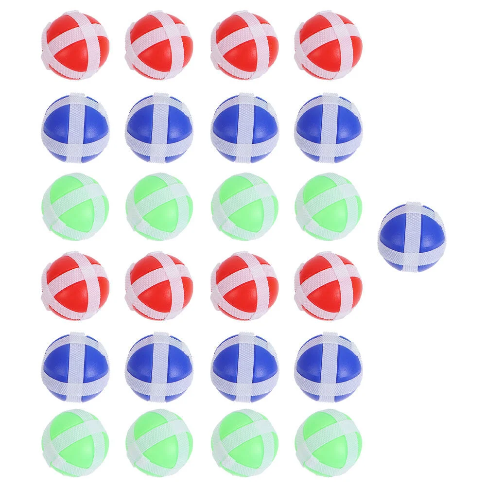 

30 Pcs Sticky Ball Toy Interactive Dart Balls Lightweight Game Kids Playset Colorful Plastic Target Children Throwing