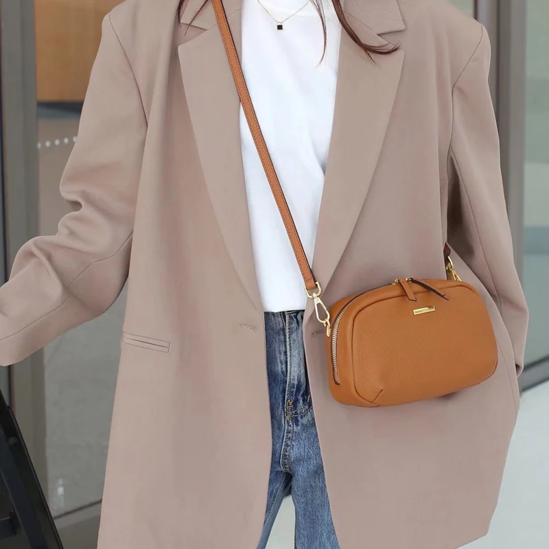 Симпатичная и вместительная 2 ремня 6 цветов кожа Того женская сумка через плечо