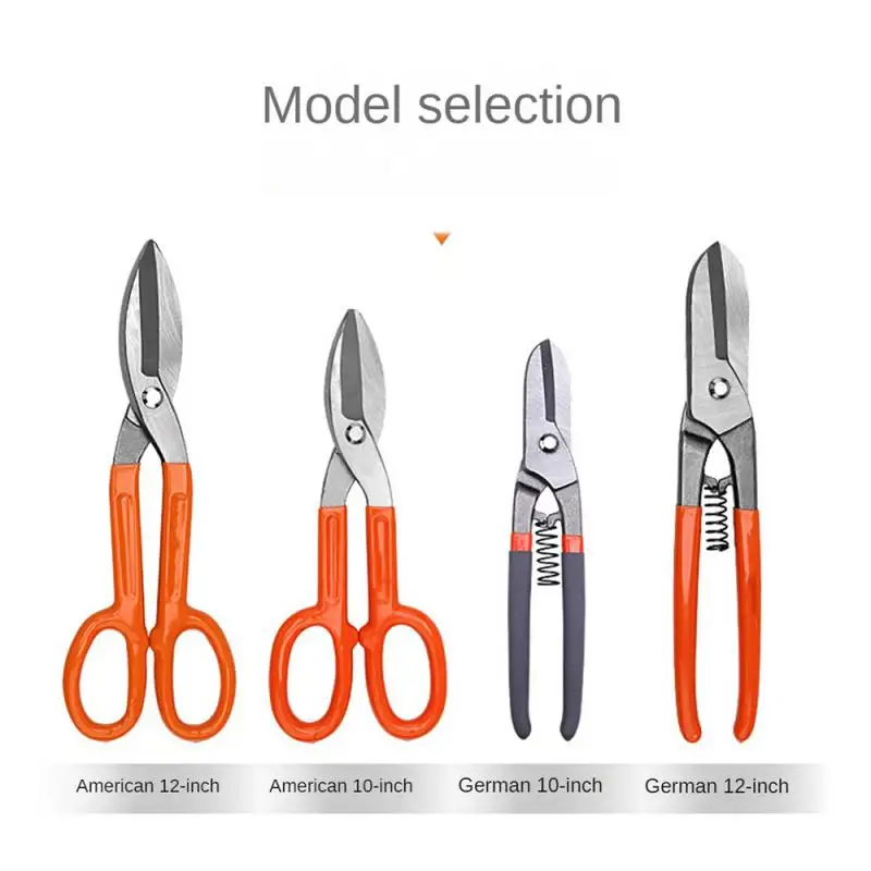 

Straight Head Fine Polishing Keel Shears Labor-saving Strong Metal Scissors Iron Shears Maintenance Tool Stainless Steel Plate