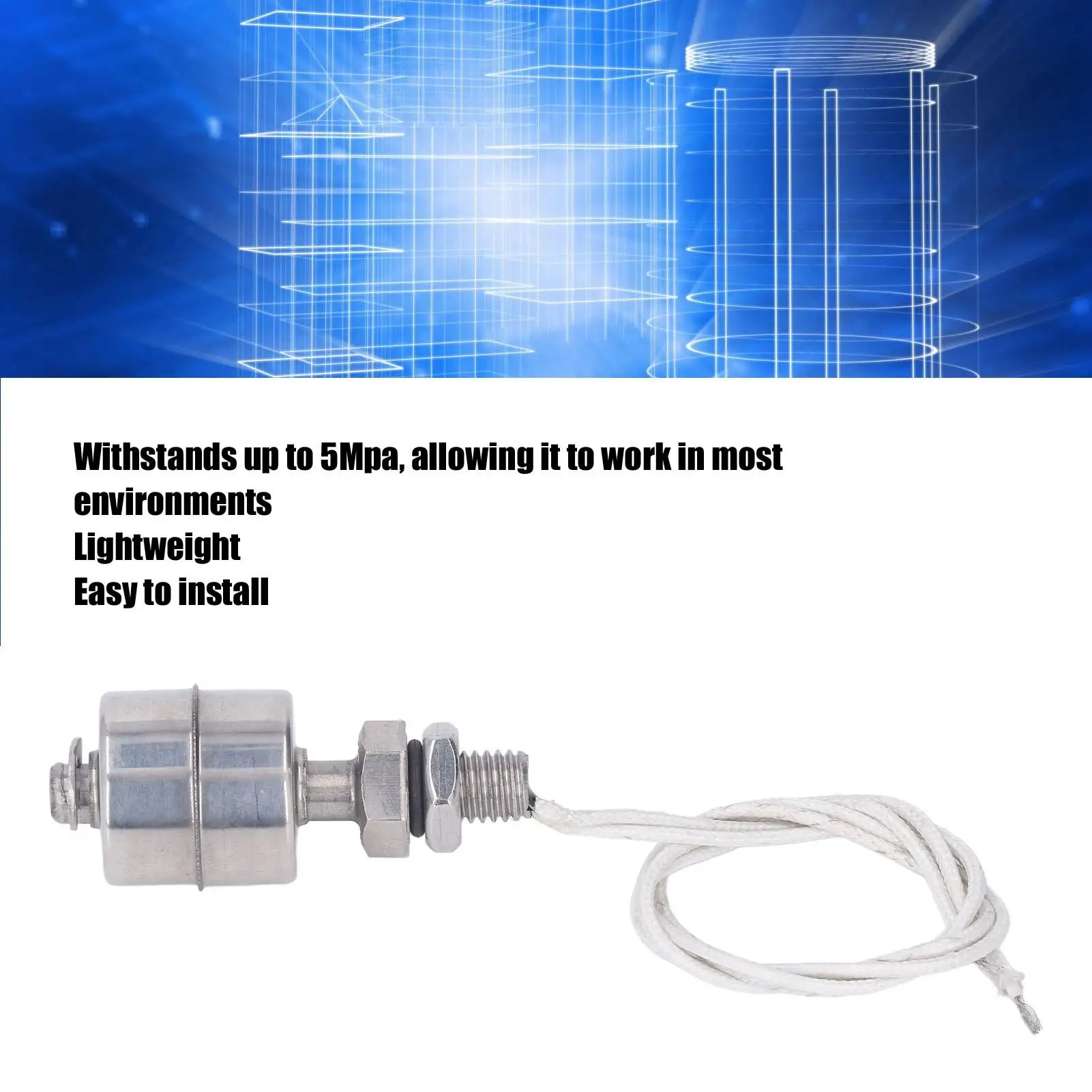 5 МПА контроллер уровня жидкости из нержавеющей стали Переключатель 10 мм Датчик