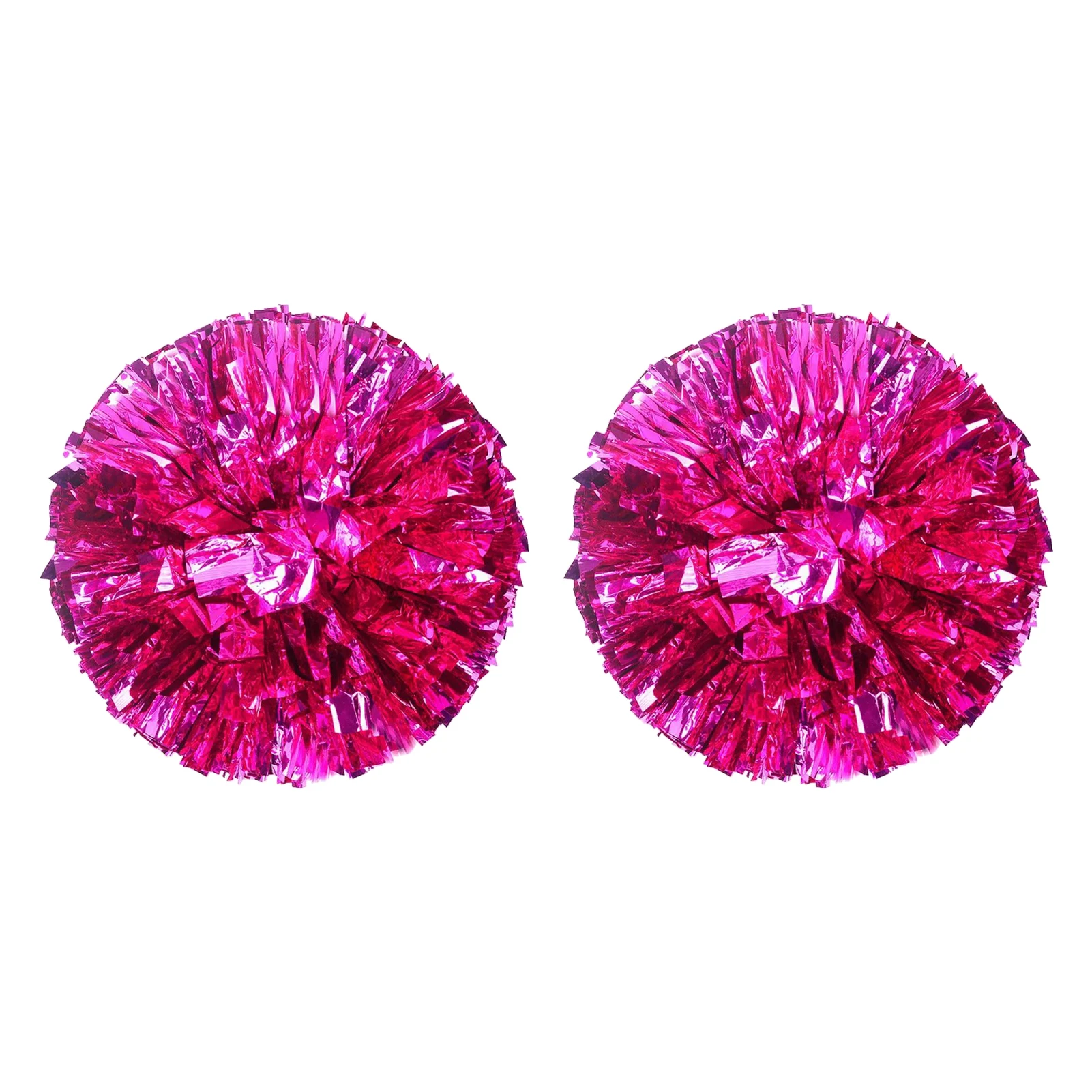 

2pcs Team Spirit Lightweight Festival Celebrations Stage Performance With Ring Handle Pom Poms For Cheerleader Durable School