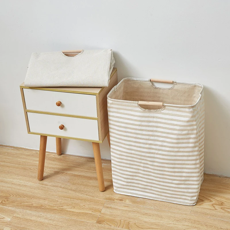 

Capacity Accessories Basket Storage Linen Home Cases Foldable Bathroom Large Organizer Laundry Bucket Laundry Dirty Cotton