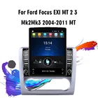 Автомагнитола 4G Carplay Android для Ford Focus Mk2, Mk3, 2004-2011, 9,7 дюйма, экран Tesla, мультимедийный плеер, GPS-навигатор, стерео головное устройство