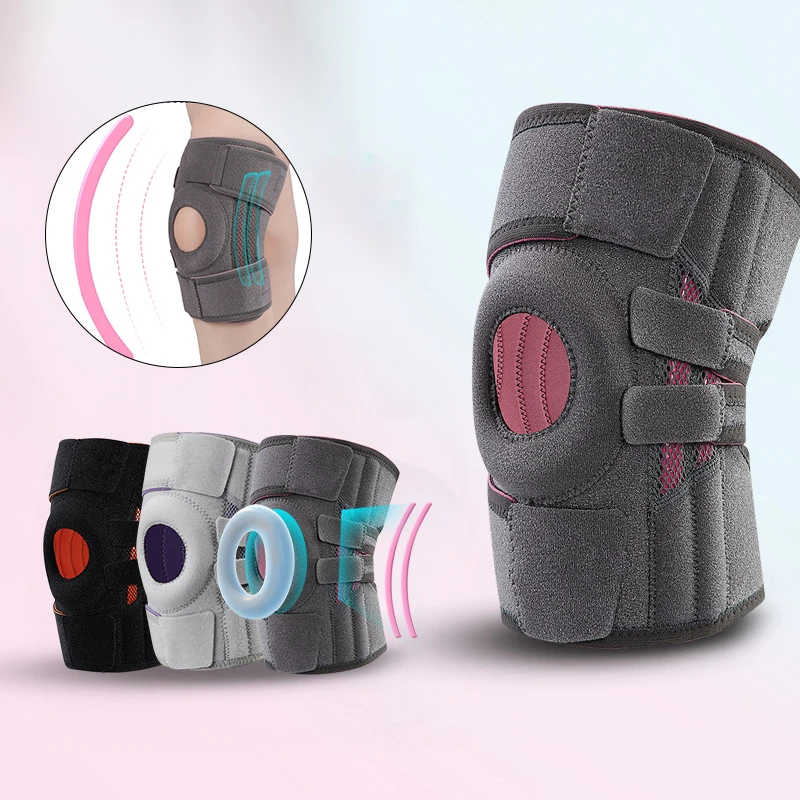 

Sport Cycling Kneepad Brace Gym Powerlifting Hiking Compression Knee Volleyball Meniscus Crossfit Knee Pads Protector