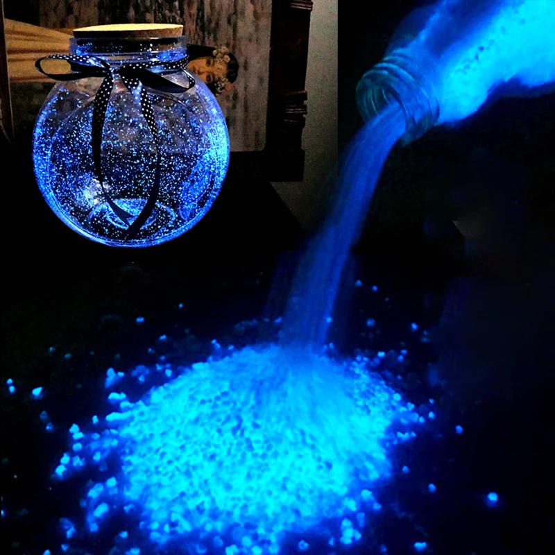 

Luminous Sand Stones Garden Park Road Pebbles Glow In Dark Ornaments For Party Aquariums Fish Tank Decoration Stone Ornaments