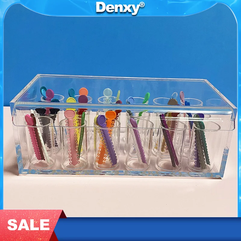 

Dental Orthodontic Ligature Tie Acrylic Dispenser Oring Organizer Tie O Showing Elastic Tie Box Rthodontic Bracket