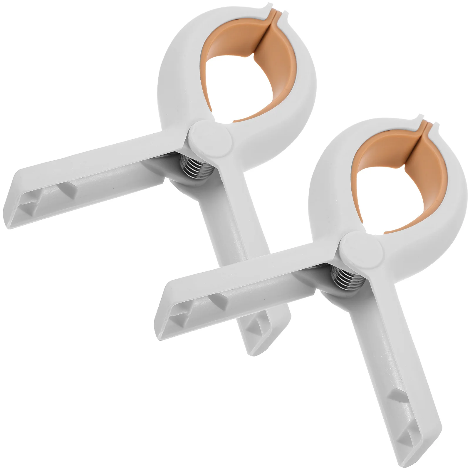 

2 Pcs Non-slip Clothespin Towel Clips Multifunctional Clothespins Windproof Quilt Clamps Beach Pp Pool Chair Plastic