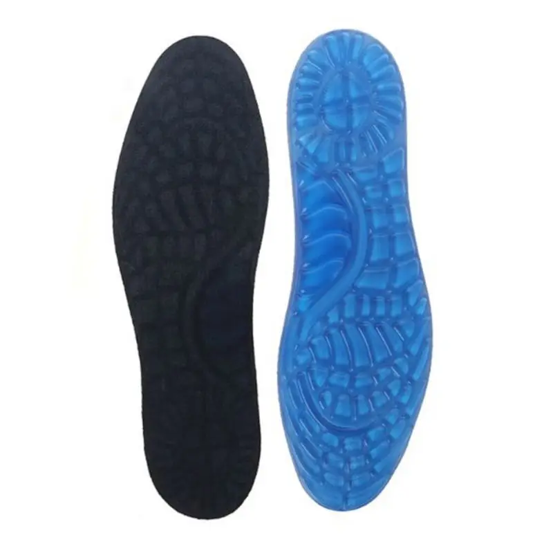 69HD Silica Gel Basketball Running Insoles Summer Breathable Foot Shoe Pad