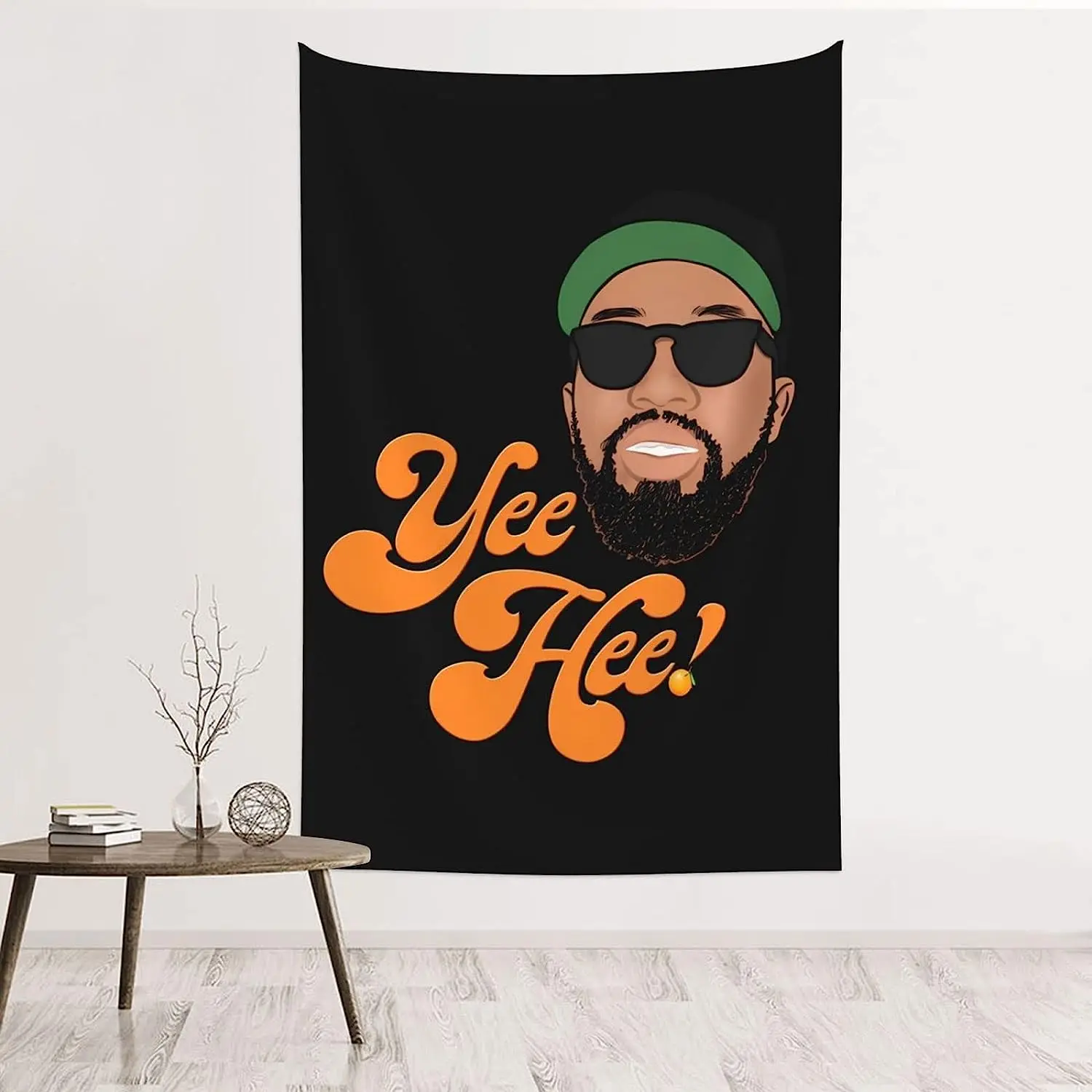 Ларри Джун гобелен Искусство Живопись аниме домашняя спальня настенный Декор гобелены 60x40 дюймов