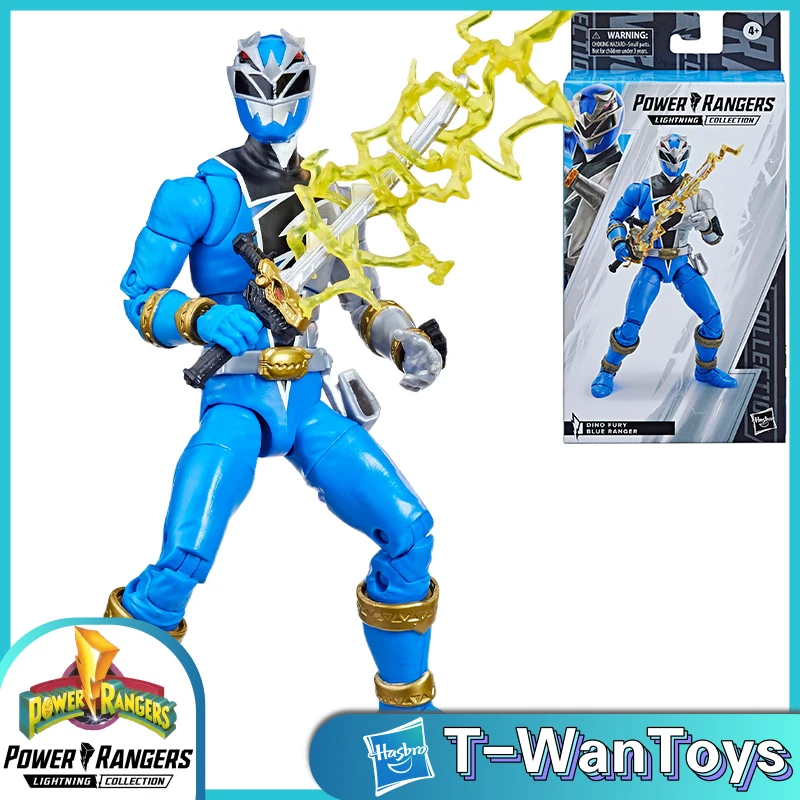 

New In Stock Hasbro Power Rangers Lightning Collection Dino Fury Blue Ranger 6-Inch-Scale (15Cm) Premium Action Figure Original