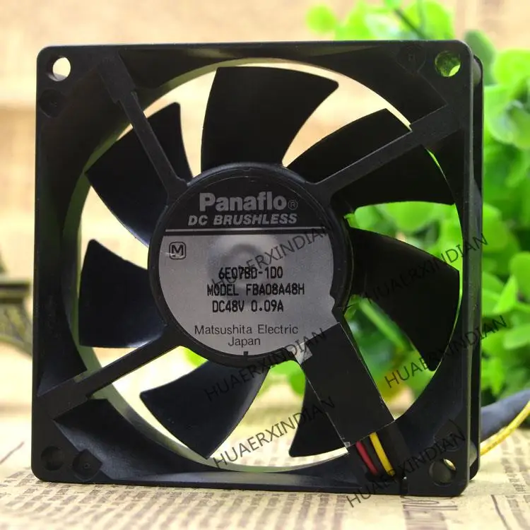 Новый комплект для сборки охлаждающего вентилятора FBA08A48H 48 В 0,09a 8 см 8025