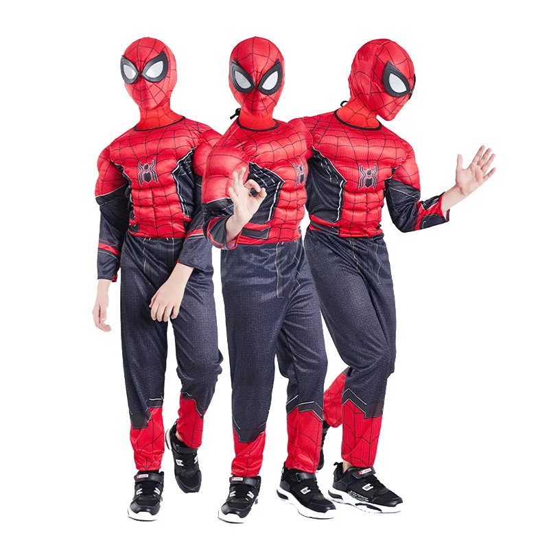 

Marvel Spider Man Costume for Kids Superhero Jumpsuit Far From Home Spiderman Cosplay Halloween Carnival Party Costumes