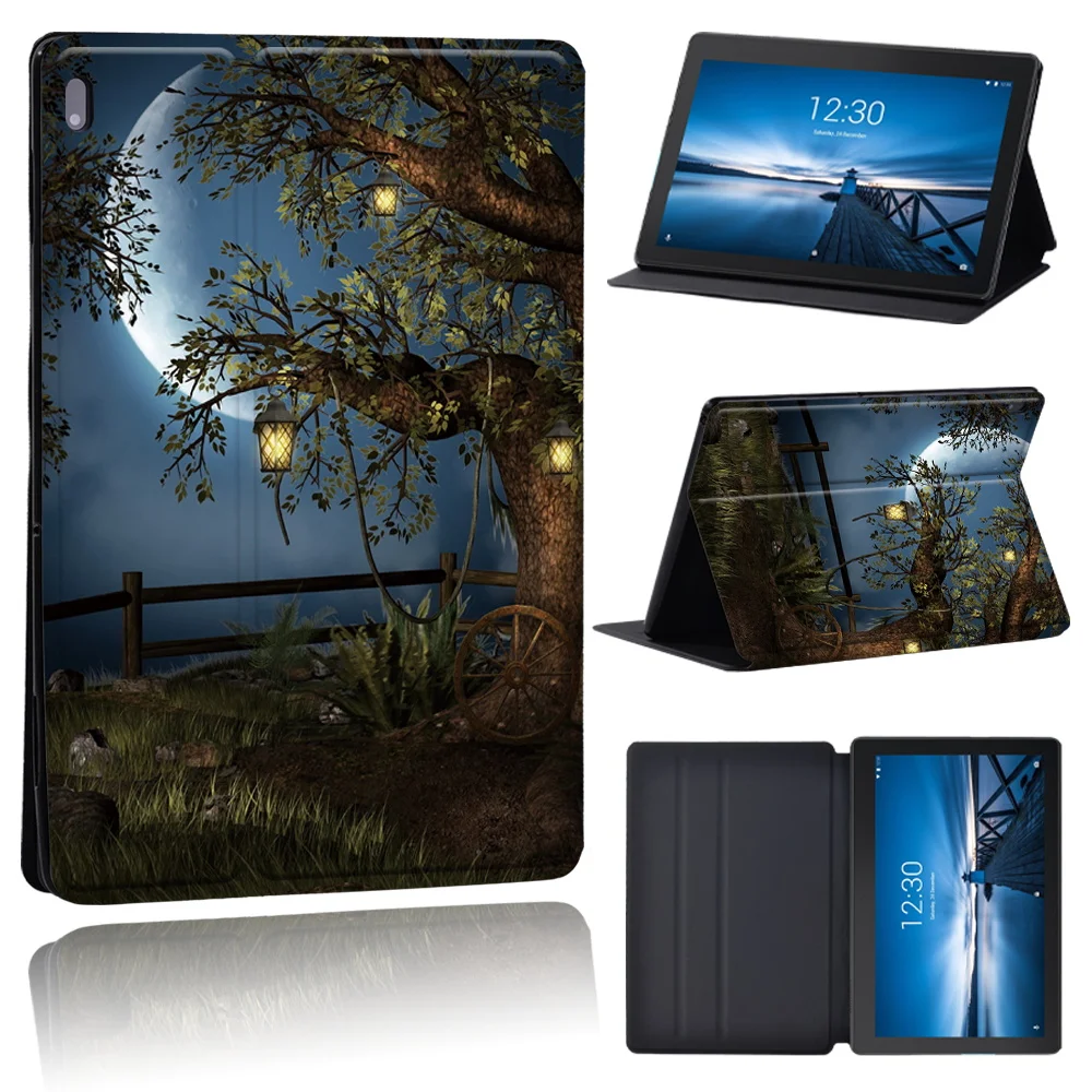 

New Tablet Case for Lenovo Tab E10/Tab M10 X505F/Tab M10 Plus Pu Leather High Quality Case Funda for Tab M10 HD/Tab M7/Tab M8