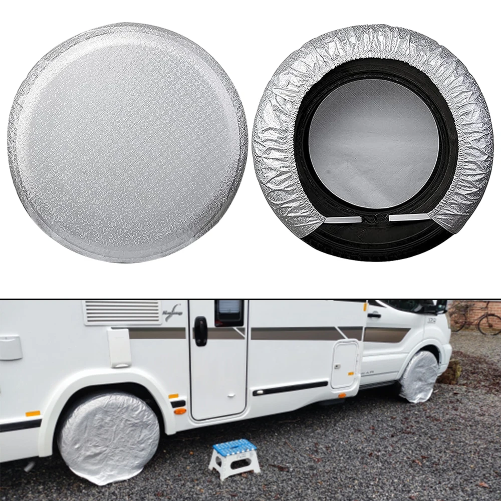 

For RV Truck Camper Trailer Vehicle Wheel Protector 4 Pcs 27-29 inch Tyre Storage Bag Car Tire Covers Car-Styling