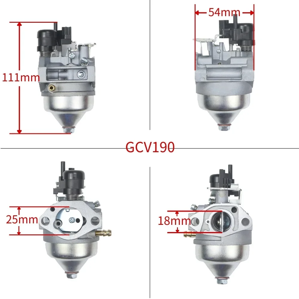 Фото Карбюратор для газонокосилок Honda GCV190 GCV160 HRX217 HRB217 - Замена 16100-ZOY-M42 №2