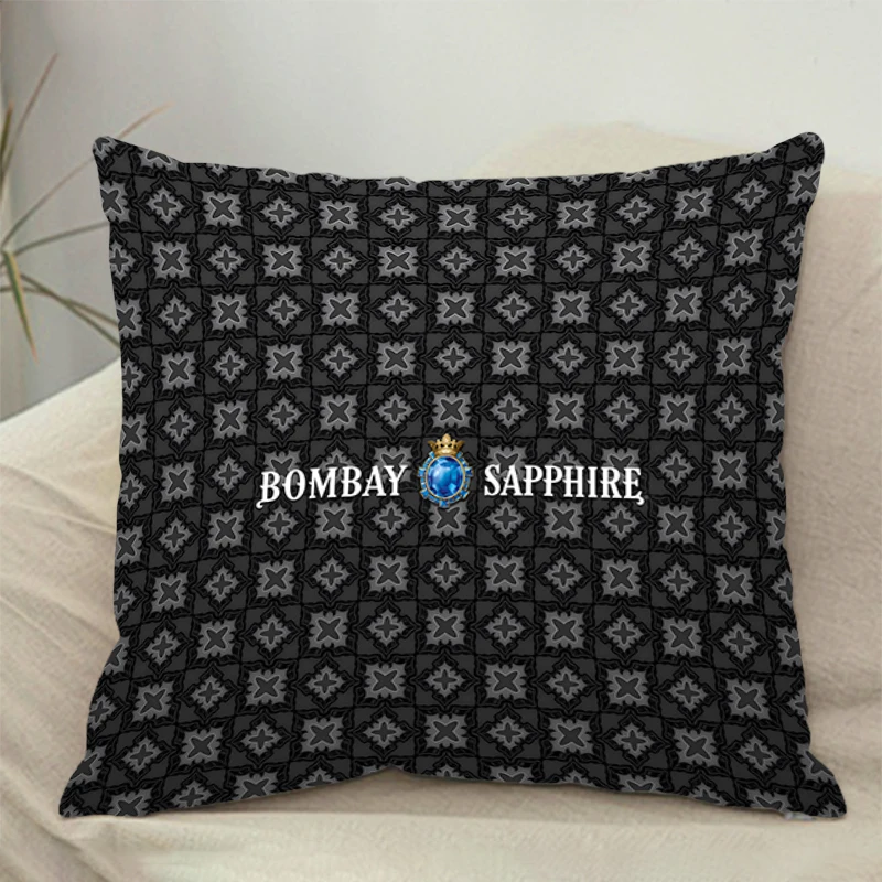 Квадратный Чехол Для Подушки С Сапфировым Стеклом Двусторонний Удобный Спальни