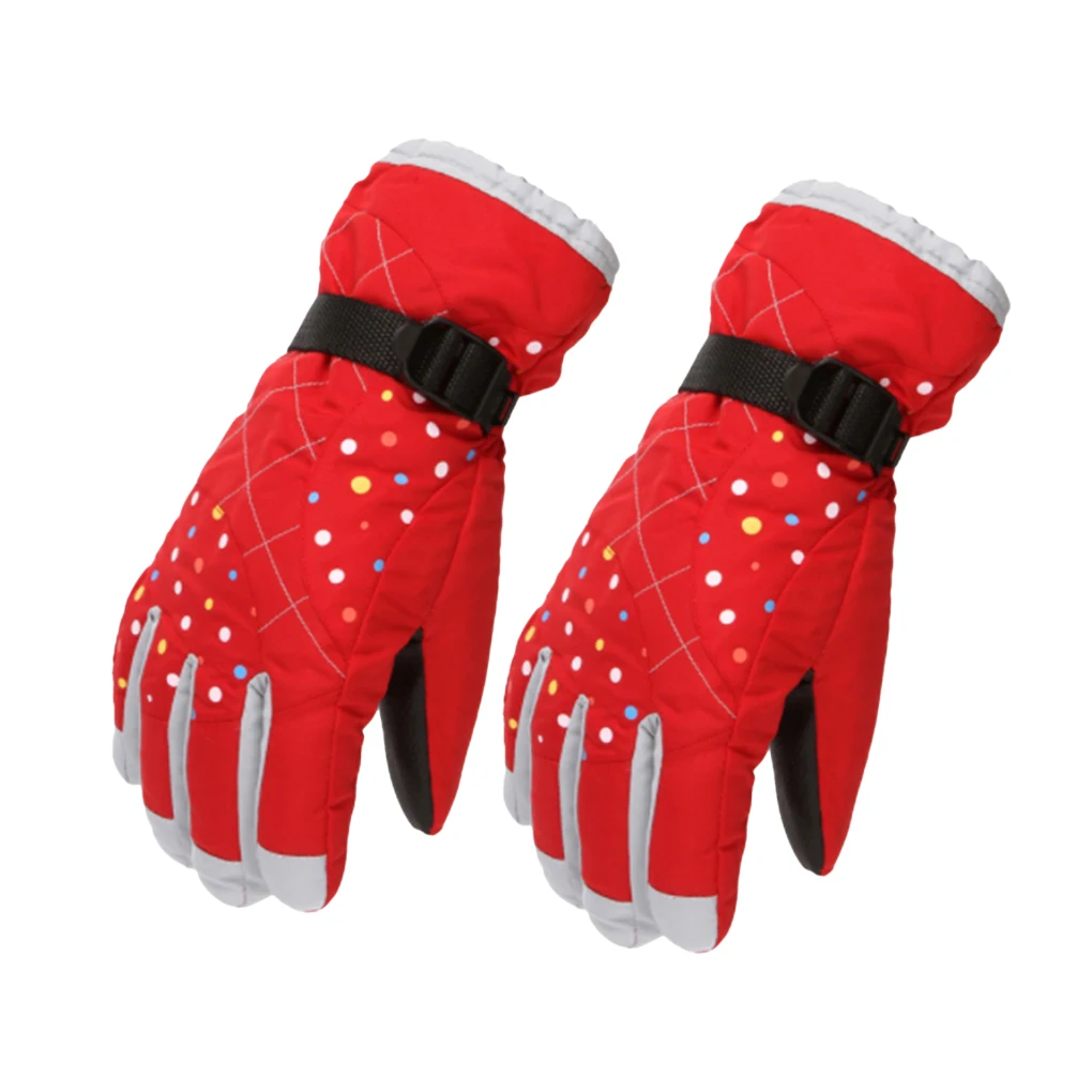 

1 Pair*Snow Gloves Thick Hands Covers Winter Keeping-warm Clothing Accessory Supple Hand Warmer for Outdoor Black