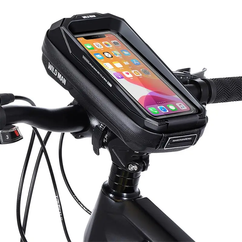 

Cycling Bicycle Bike Head Tube Handlebar Cell Mobile Phone Bag Case Holder Screen Phone Mount Bags Case