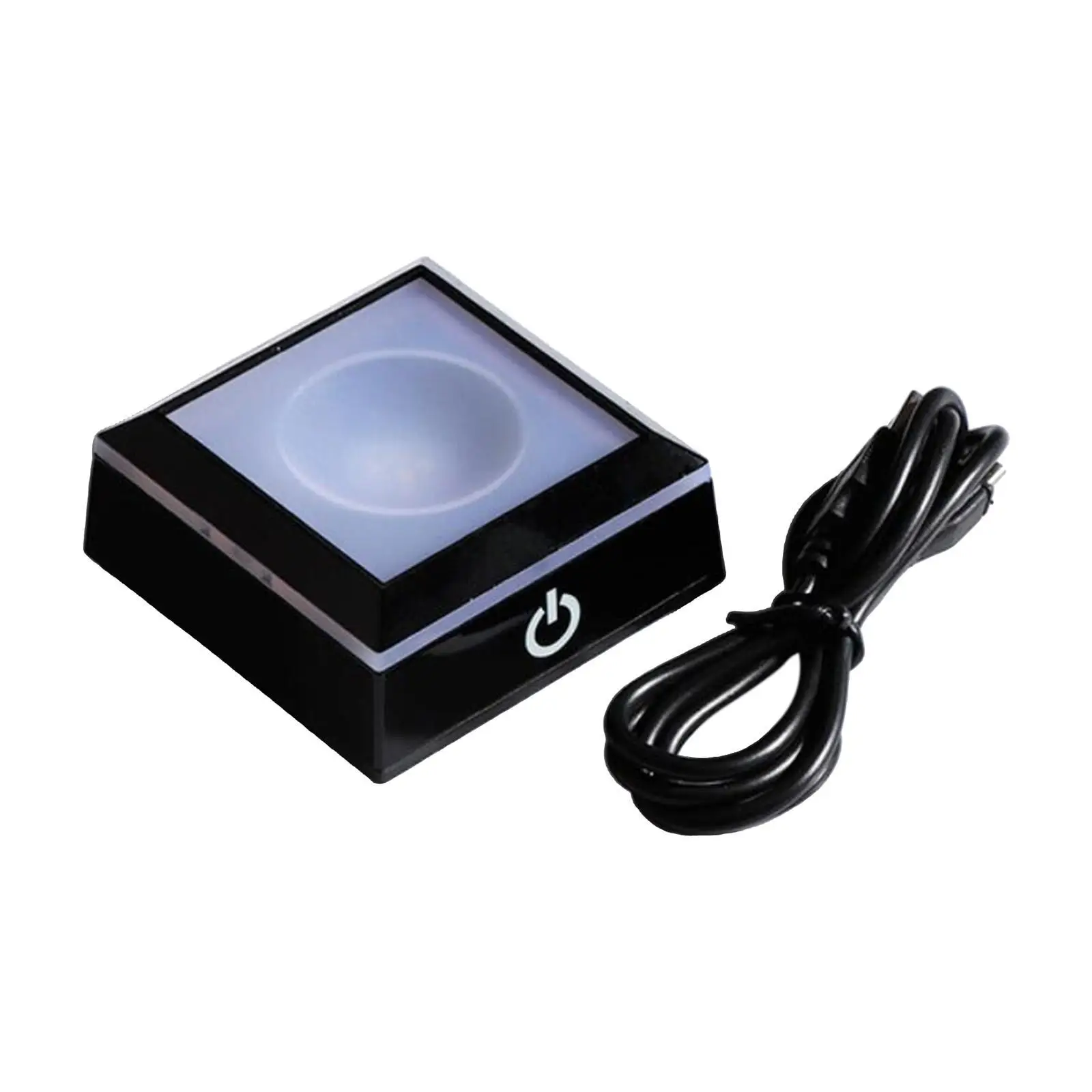 

Light Change Base LED Light Base Show Stand Display Plate Home Decor Black