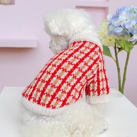 knitted dog clothes autumn winter warm pet sweater jacket for small medium dogs chihuahua yorks puppy knit clothing dogs jumpers