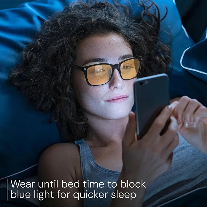 Фото Очки OKH Circadian Eyewear Biohacking с красно-желтыми линзами, блокирующие синий свет, снимают усталость от работы за ПК, оптимизируют выработку мелатонина для глубокого сна. №5