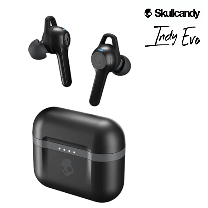 

Skullcandy Indy Evo In-Ear Headphones Bluetooth IP55 Waterproof 30 Hours Battery Touch Control Earphone True Wireless Earbuds