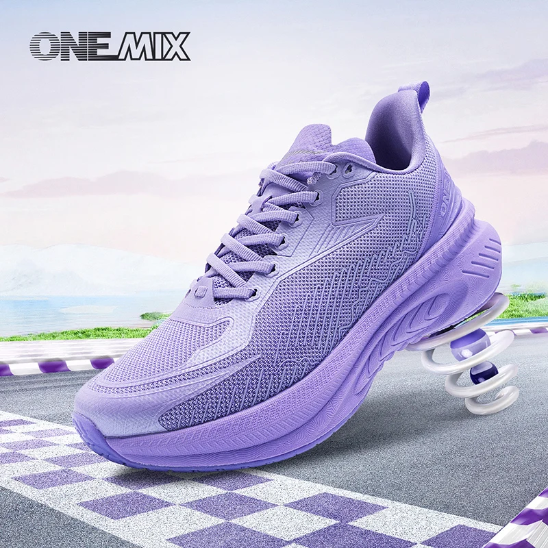 ONEMIX 2023 New Lightweight Multi-tone Breathable Mesh Running Shoes Summer And Autumn Sports Women's Sports Shoes Men's Sports