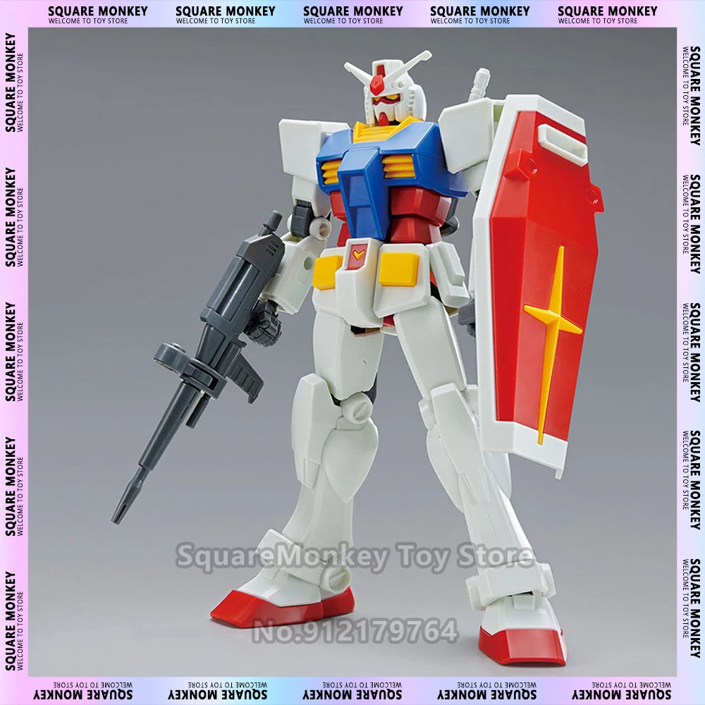 Rx-78-2 Anime Action Figure Assembly Model Transparent Doll Pvc Decoration Ornament Toys Robot Kids Birthday Gift