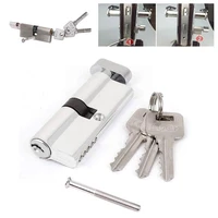 70mm door lock core with 3 keys screw anti theft anti drill lock cylinder interior lock core for home security c3u2