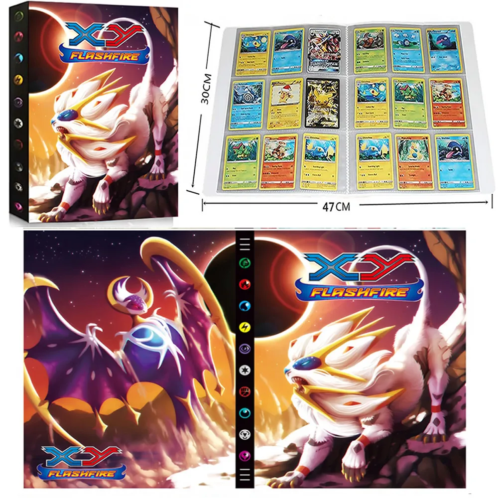 

432Pcs 9 Pocket Album Pokemon Card Book Collection Map Holder Cartoon Anime VMAX GX Game Card Folder Loaded List Kids Toy Gift